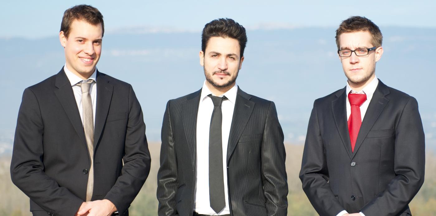 <strong>Figure 1</strong> La direction de la société Depsys : Joël Jaton, Michael De Vivo et Guillaume Besson (de gauche à droite).