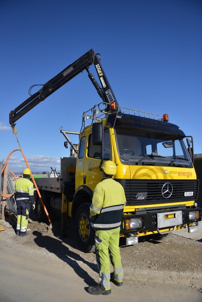 <strong>Figure 7</strong> Le fournisseur d’énergie de Thurgovie Arbon Energie AG exploite, outre un réseau électrique, aussi un réseau de fibres optiques.