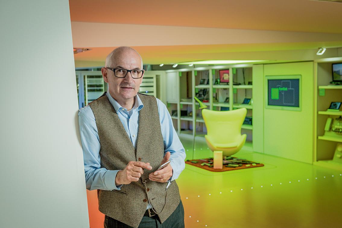 Dieter von Arx effectue, avec 25 collaborateurs, des travaux de recherche destinés à la maison de l’avenir dans l’iHomeLab de la Haute école de Lucerne.