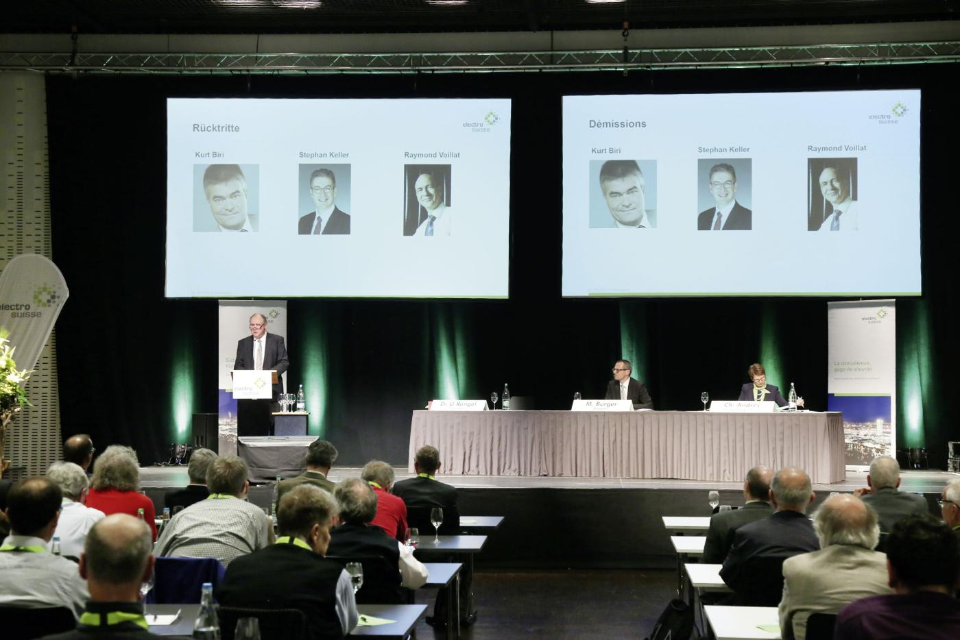 Kurt Biri, Stephan Keller und Raymond Voillat schieden aus dem Vorstand aus.