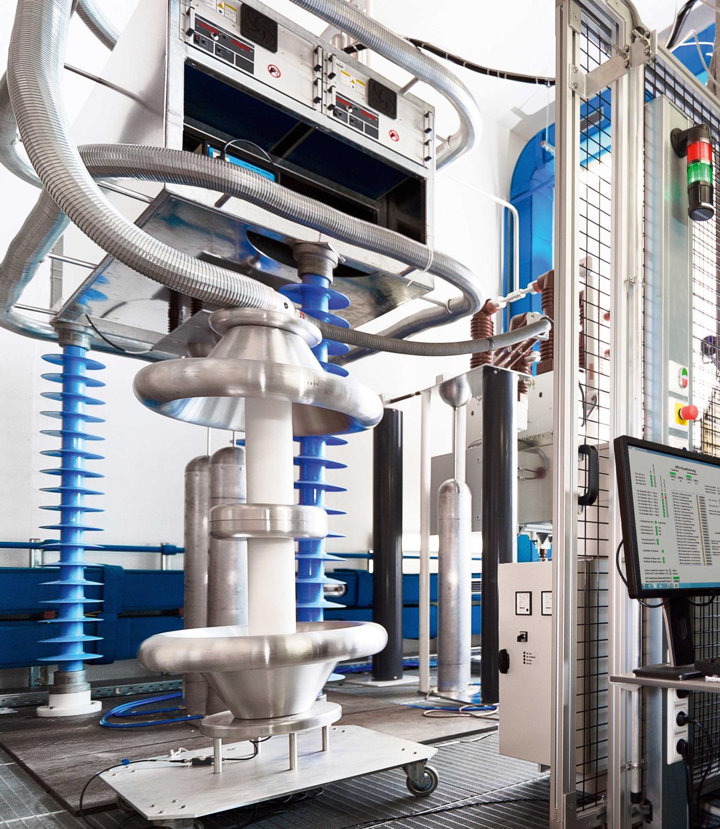 <strong>Figure 1</strong> Technique haute tension du laboratoire d’exposition.