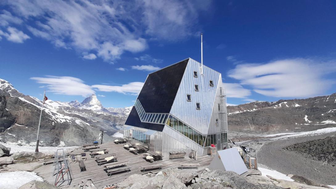 Update für die  Monte-Rosa-Hütte