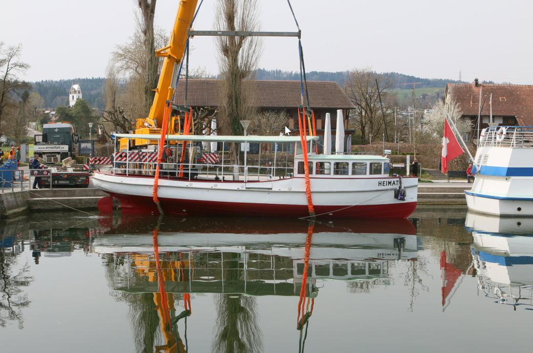 Un bateau historique à propulsion électrique